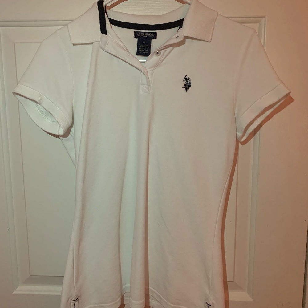 White polo shirt